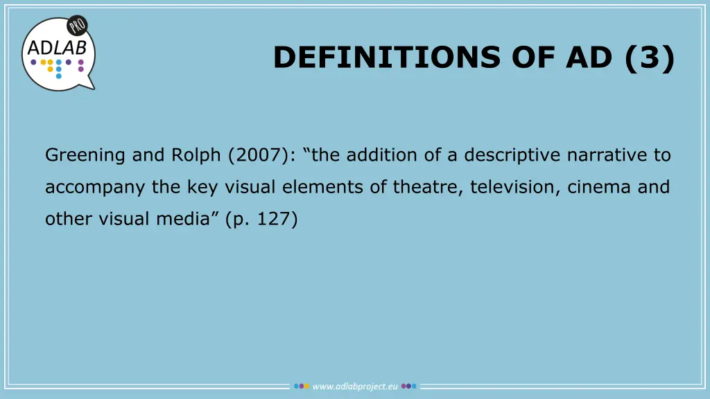 definitions of ad 3