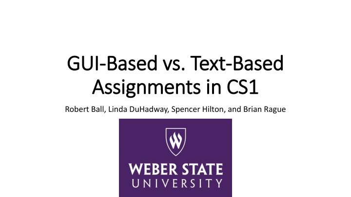 gui gui based vs text based vs text based