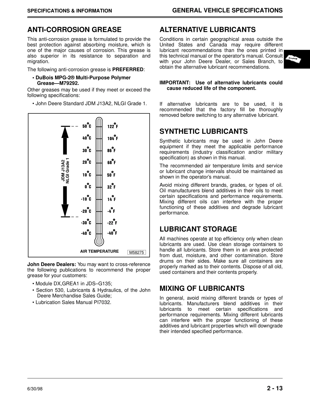 general vehicle specifications 10