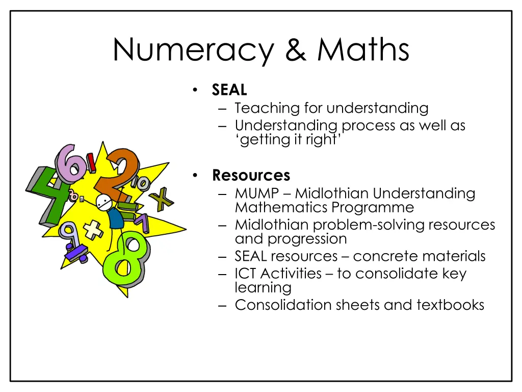 numeracy maths