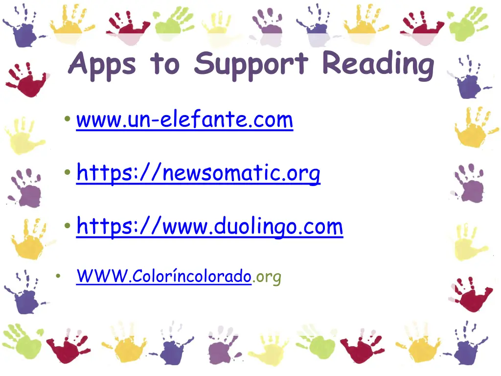 apps to support reading