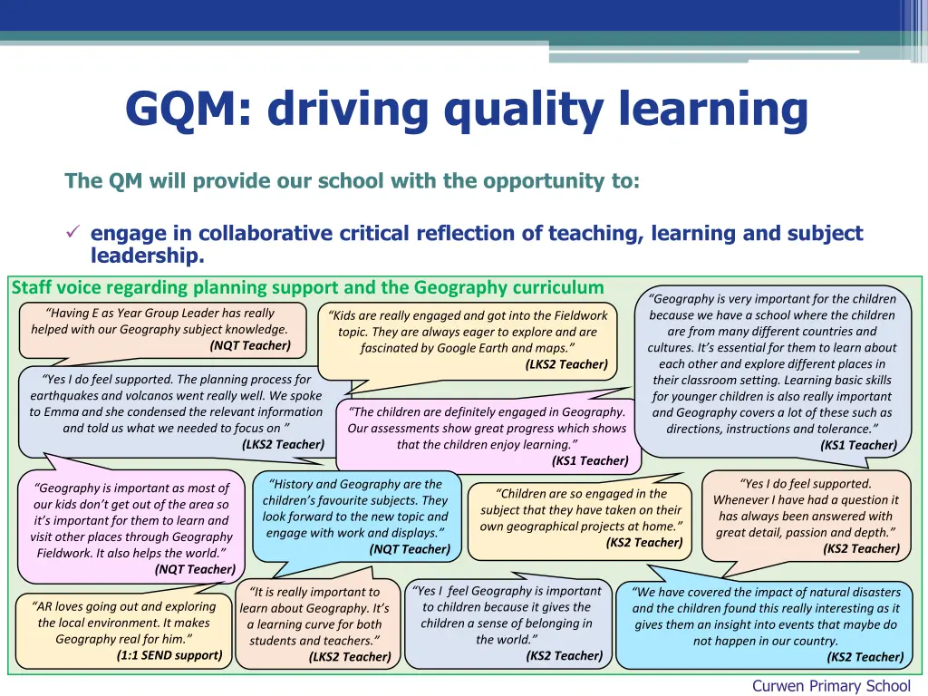 gqm driving quality learning 2