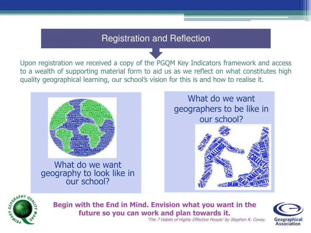 registration and reflection