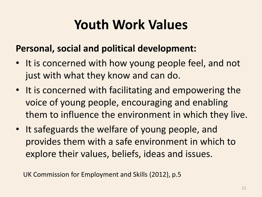 youth work values 3