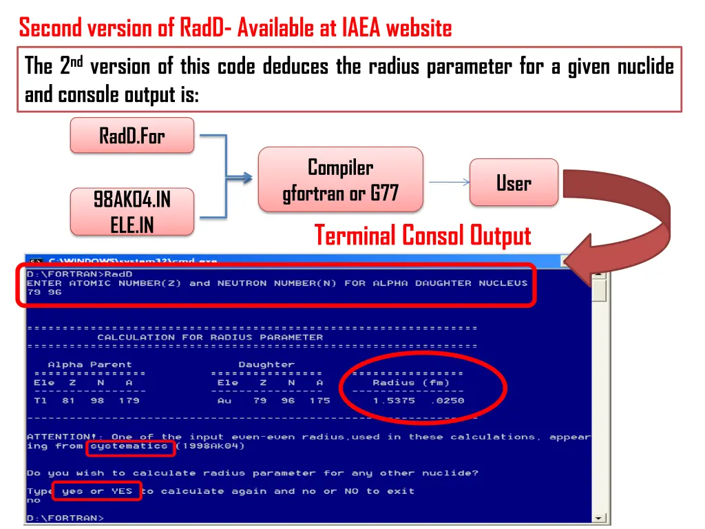 second version of radd available at iaea website