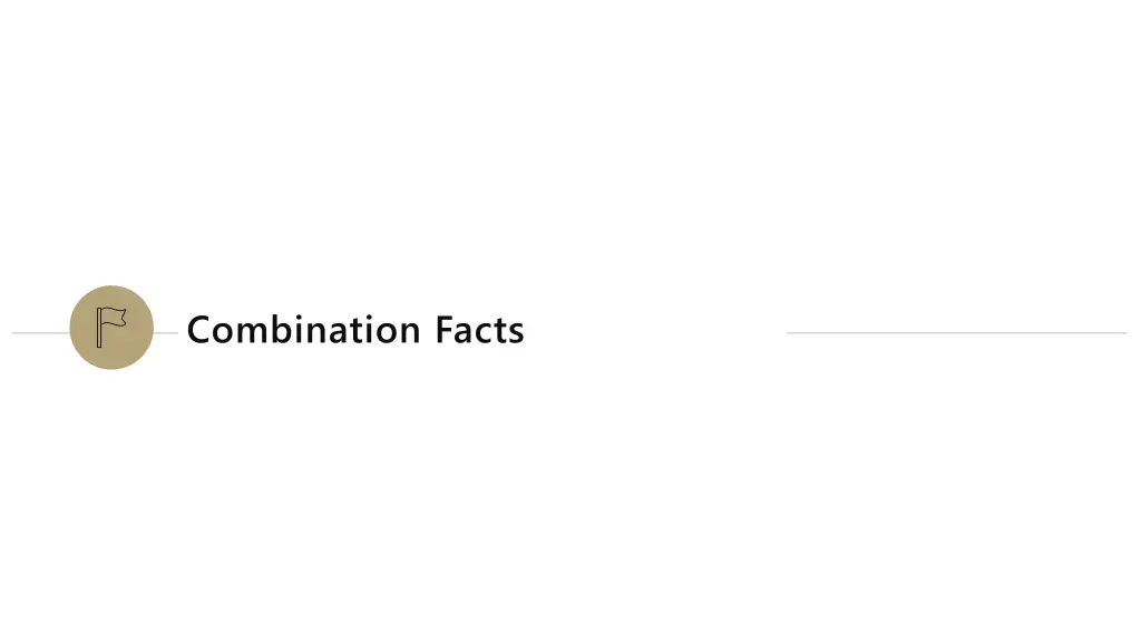 combination facts