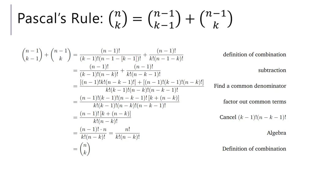 pascal s rule