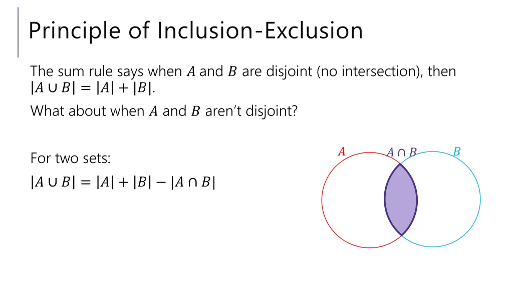 principle of inclusion exclusion 1