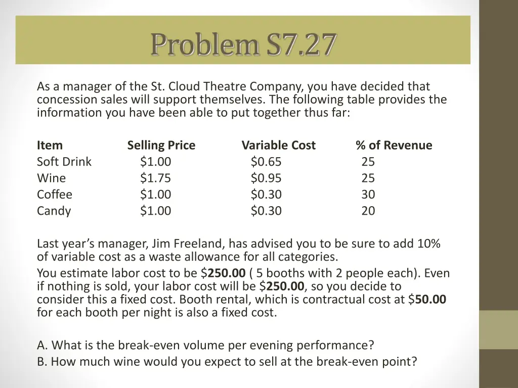 problem s7 27