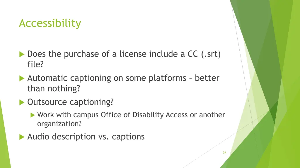 accessibility