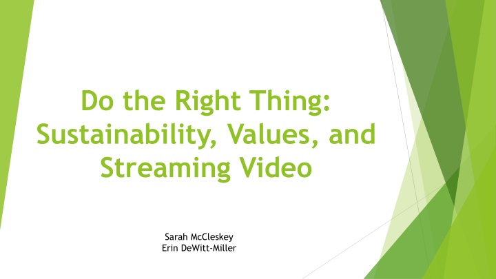 do the right thing sustainability values