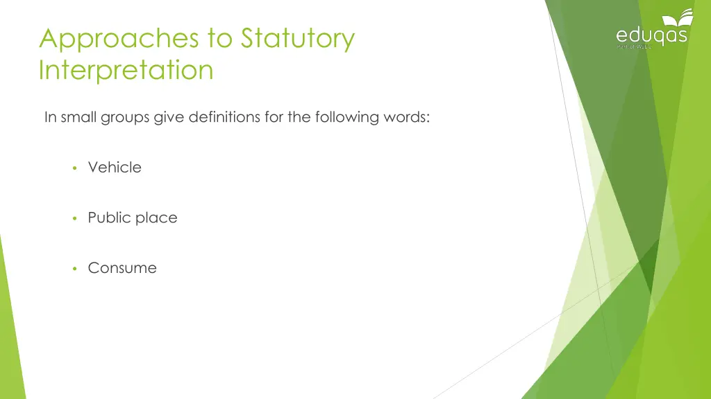 approaches to statutory interpretation