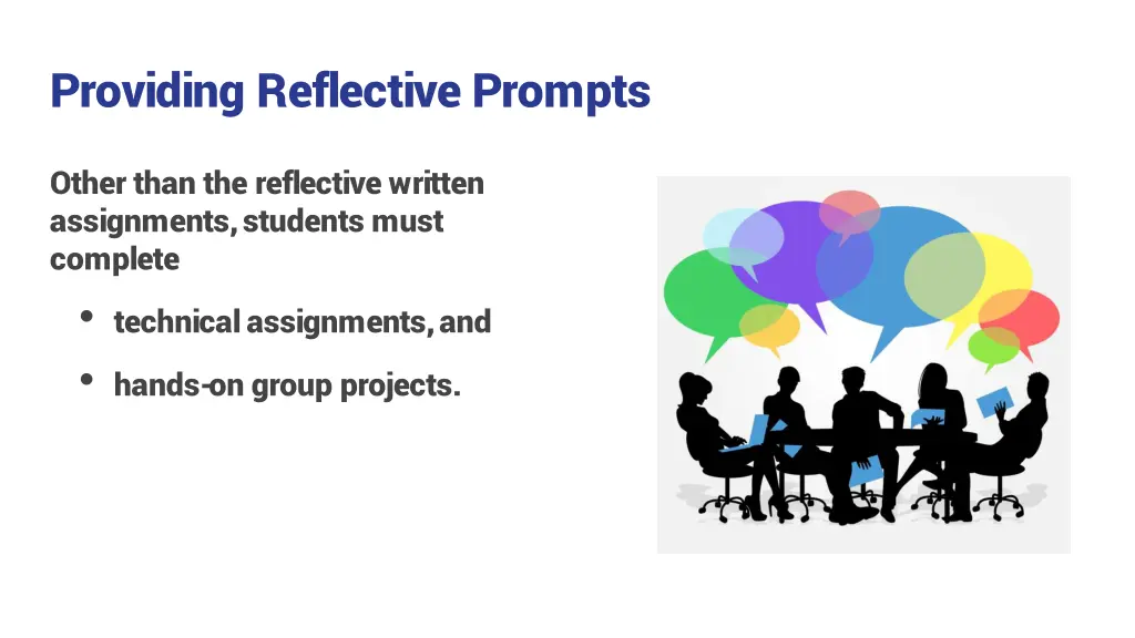 providing reflective prompts