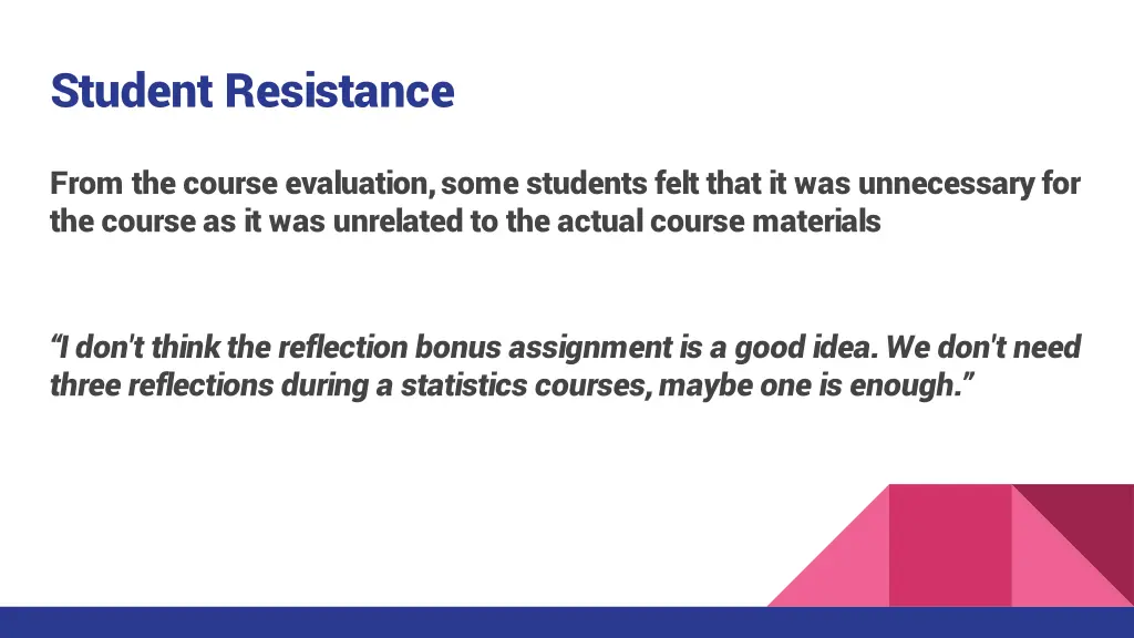 student resistance