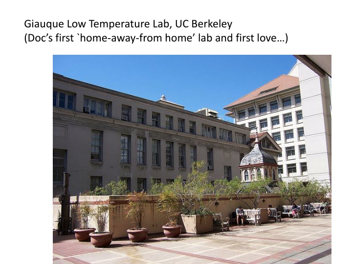 giauque low temperature lab uc berkeley