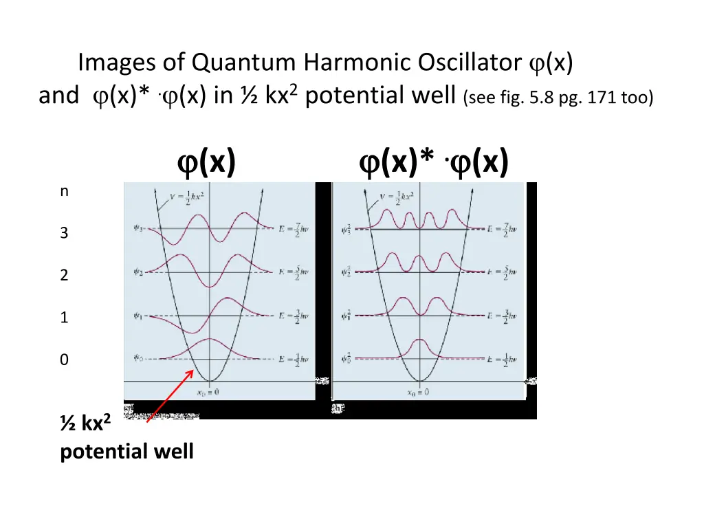 images of quantum harmonic oscillator