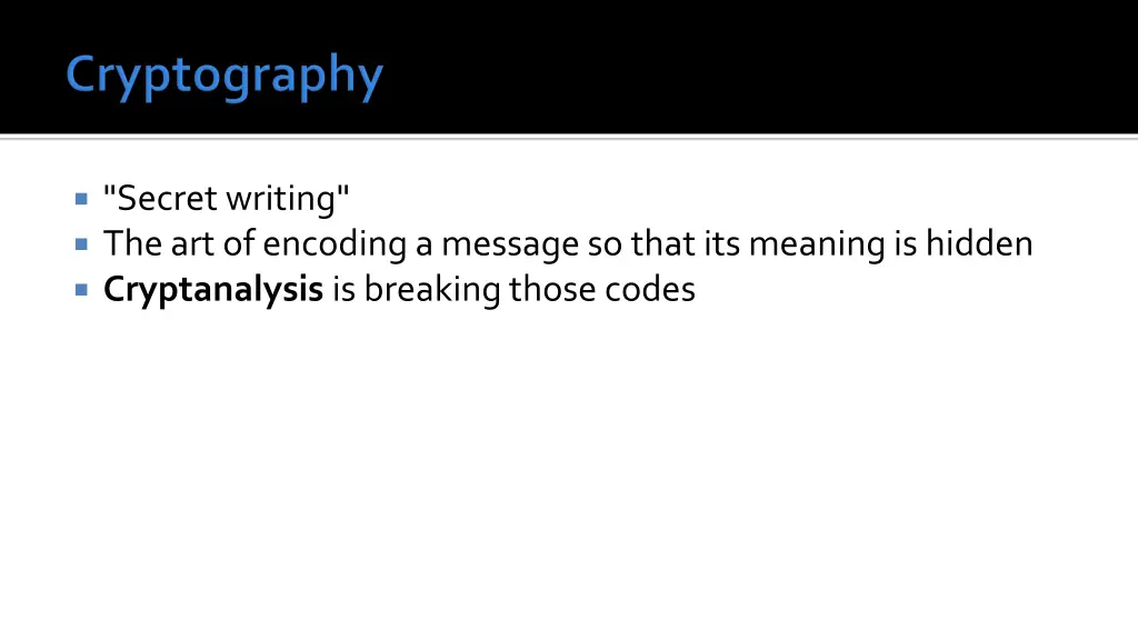 secret writing the art of encoding a message