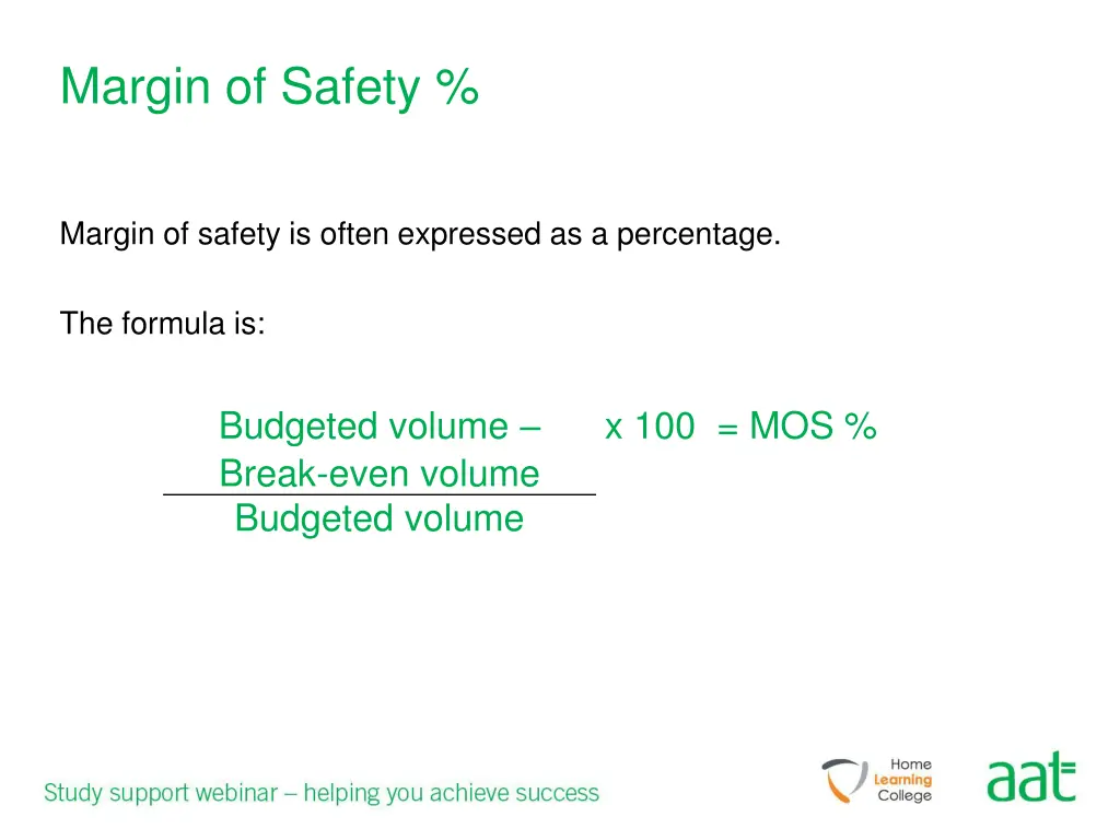 margin of safety