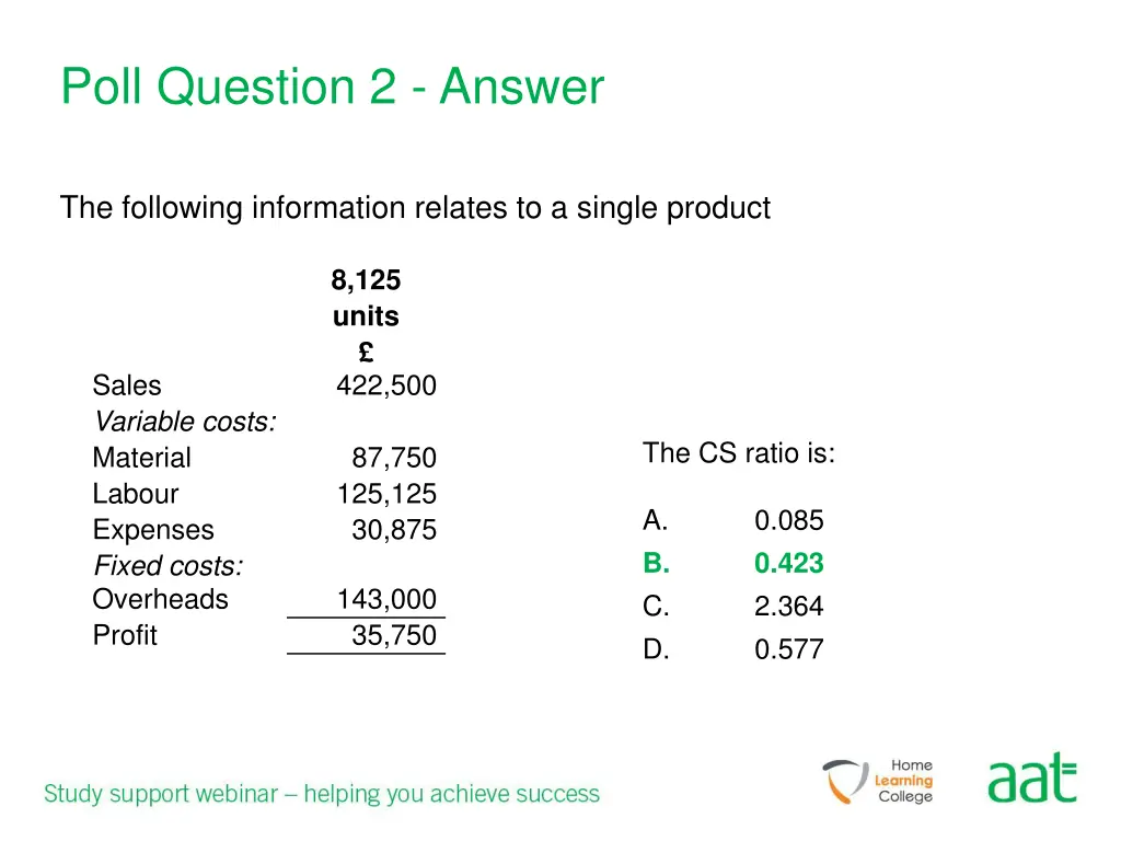 poll question 2 answer