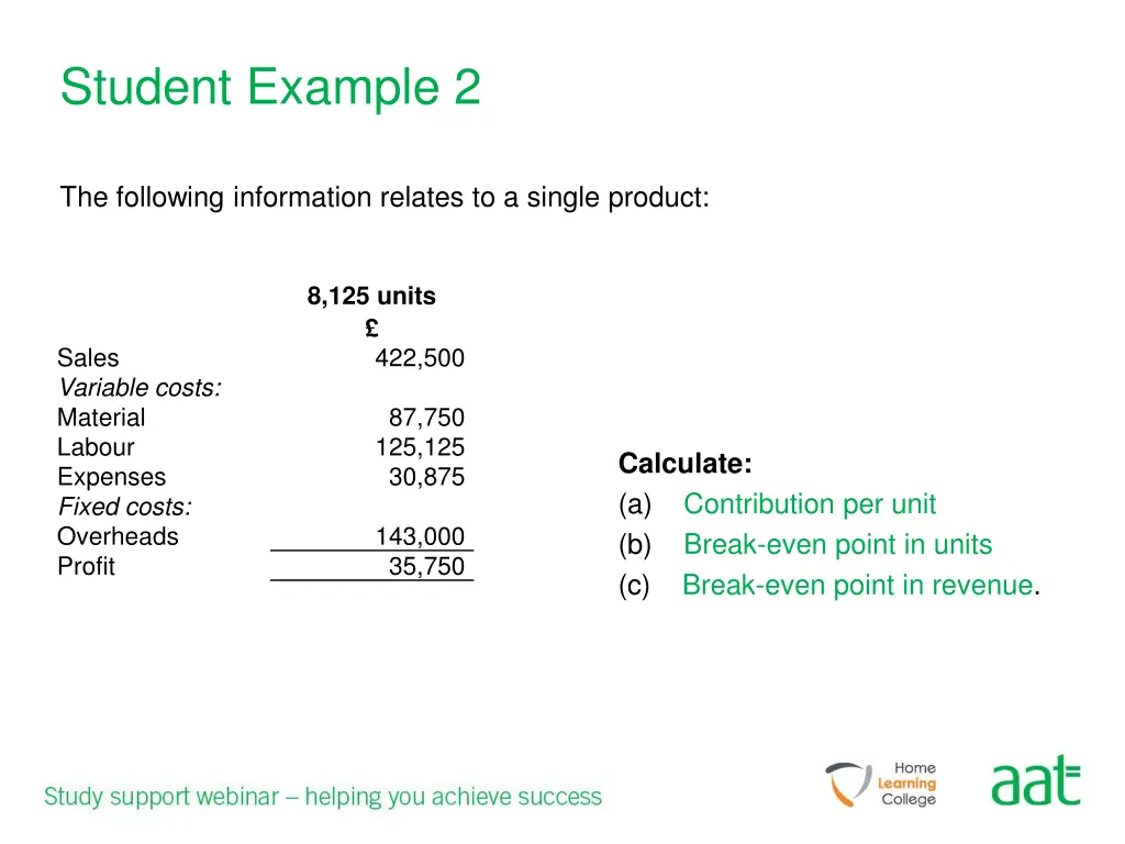 student example 2