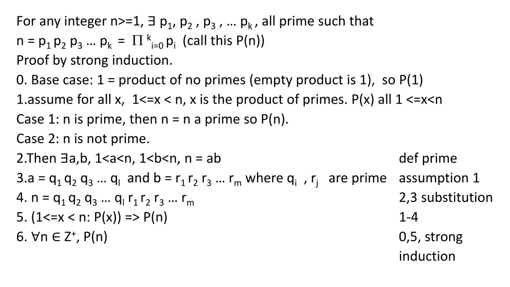 for any integer n 1 p 1 p 2 p 3 p k all prime