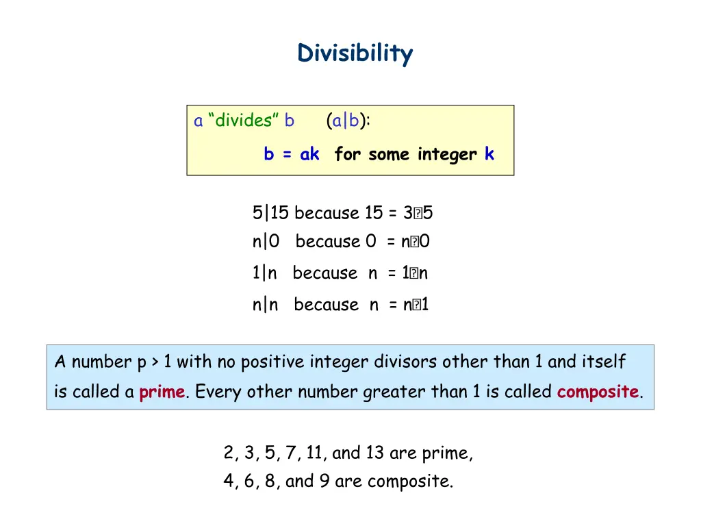 divisibility