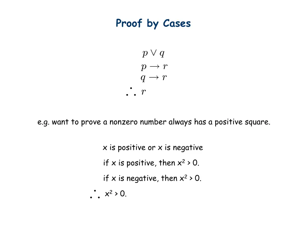 proof by cases