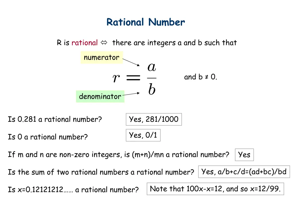 rational number