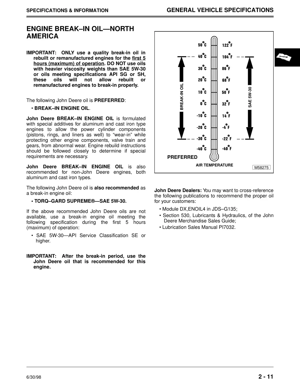 general vehicle specifications 8