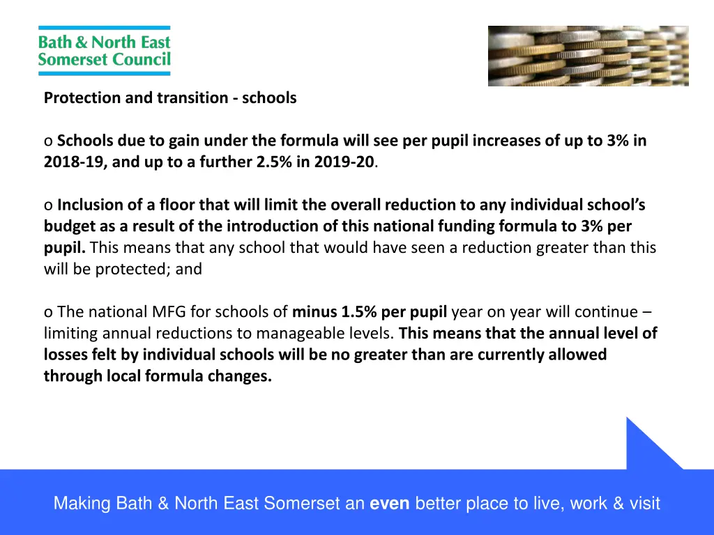 protection and transition schools