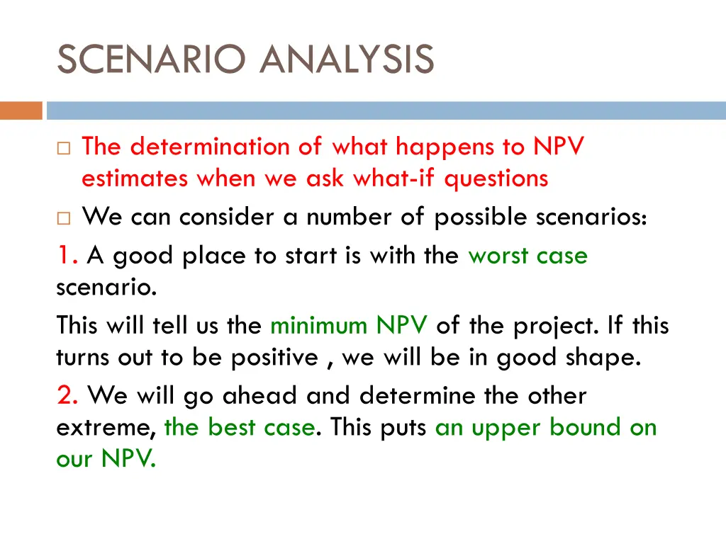 scenario analysis 1