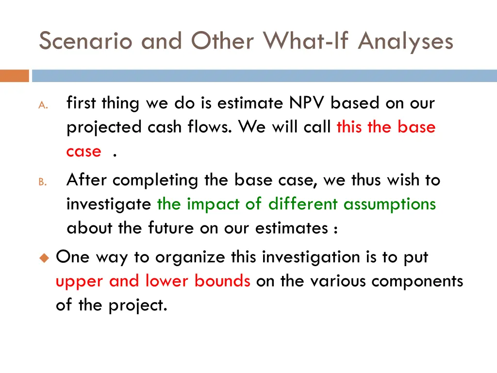 scenario and other what if analyses 1