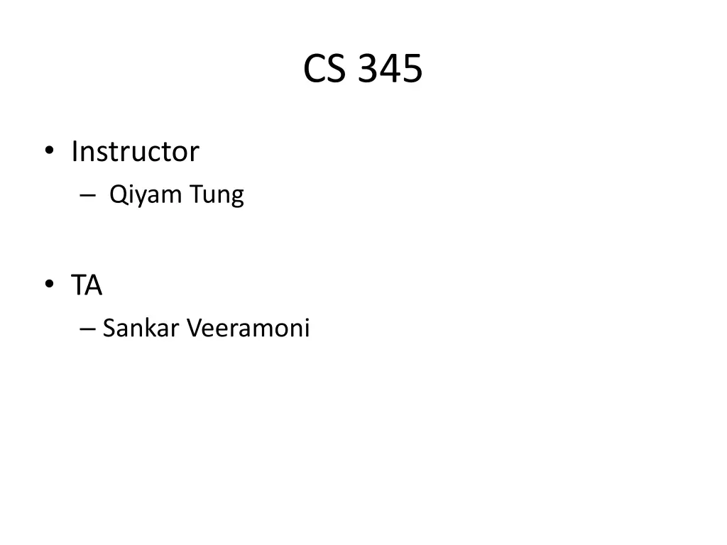 cs 345 1