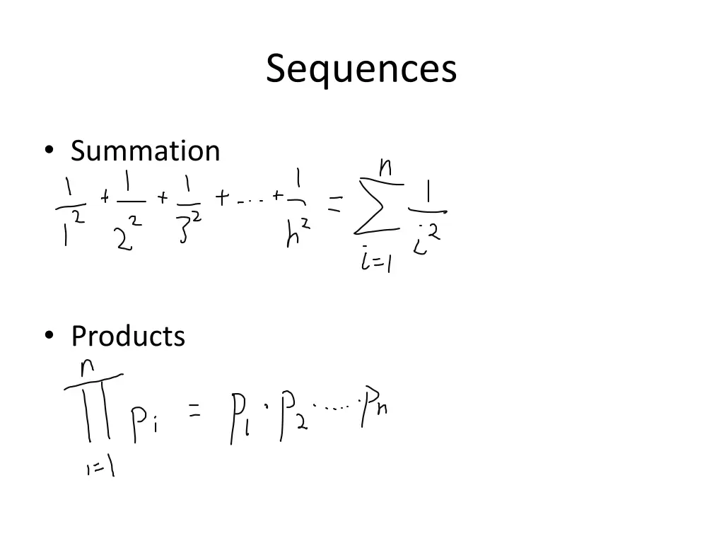 sequences 1