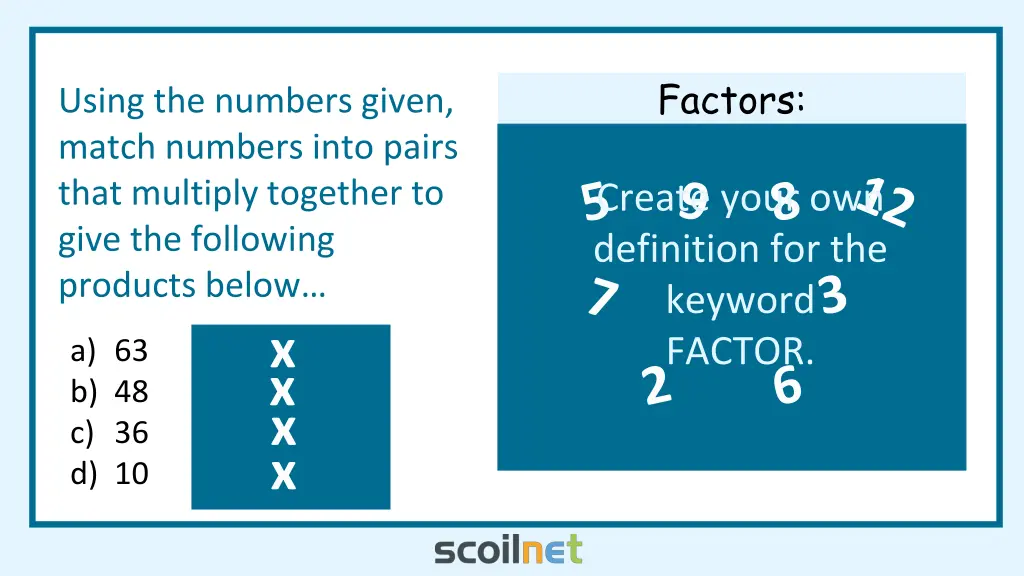 factors 1