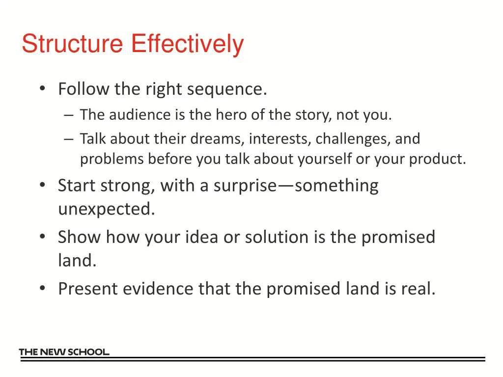 structure effectively