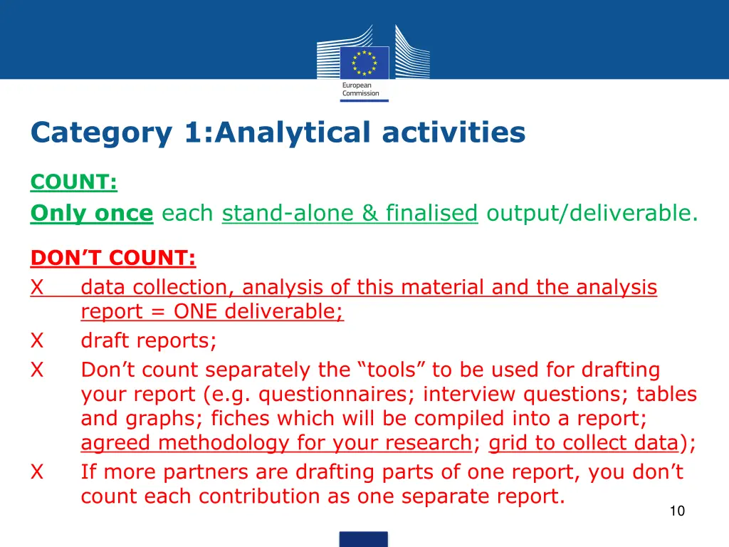 category 1 analytical activities 1