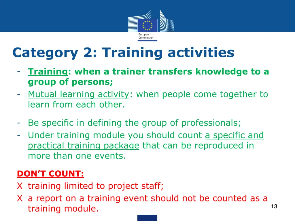 category 2 training activities 1