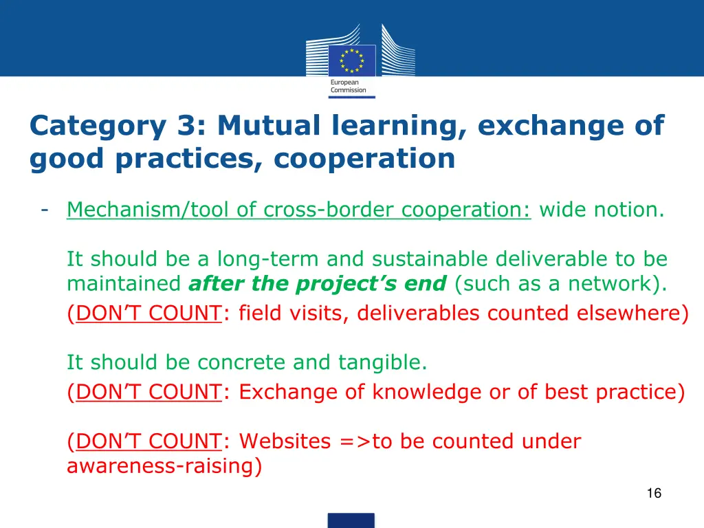 category 3 mutual learning exchange of good 2