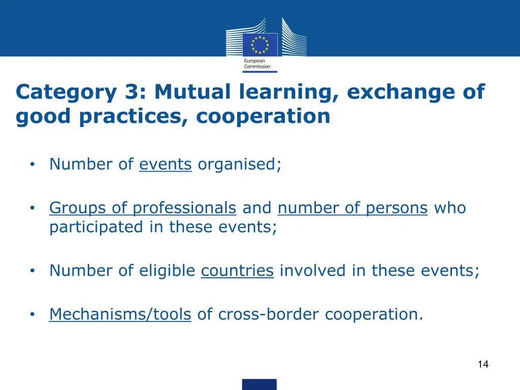 category 3 mutual learning exchange of good