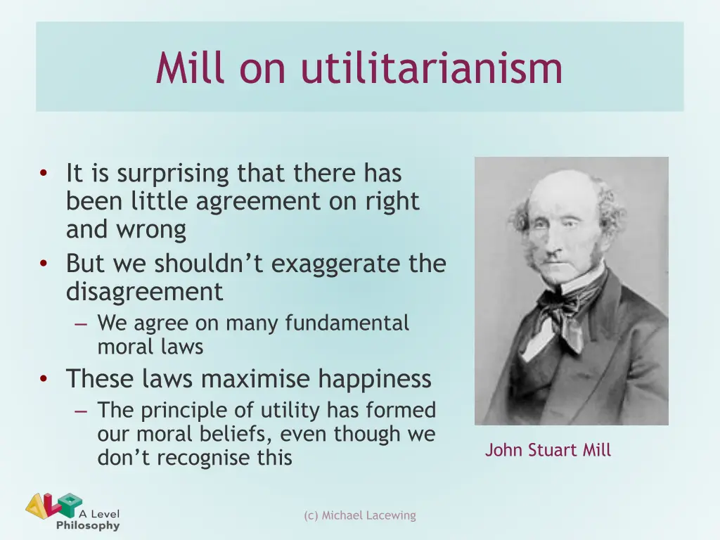 mill on utilitarianism