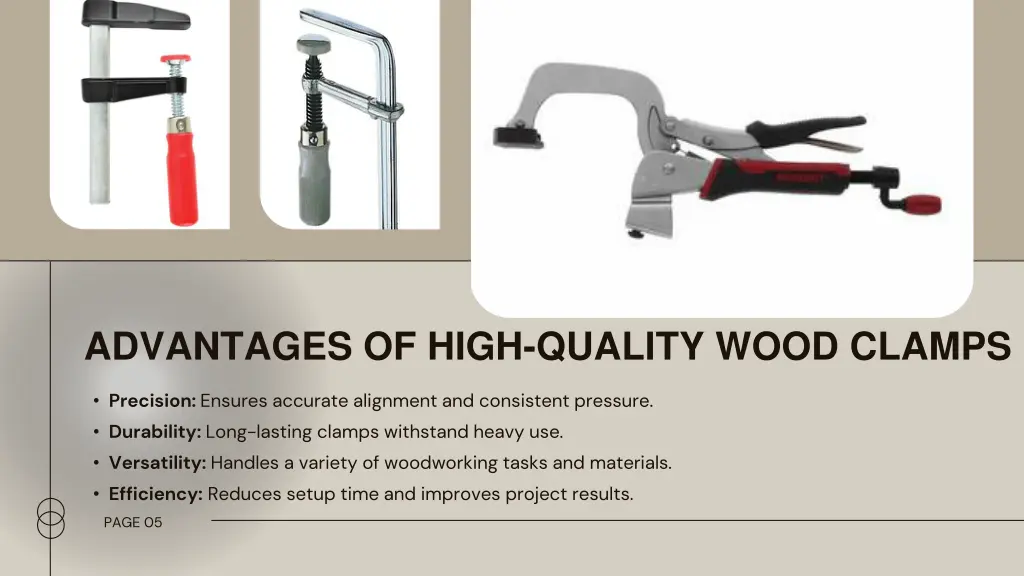 advantages of high quality wood clamps