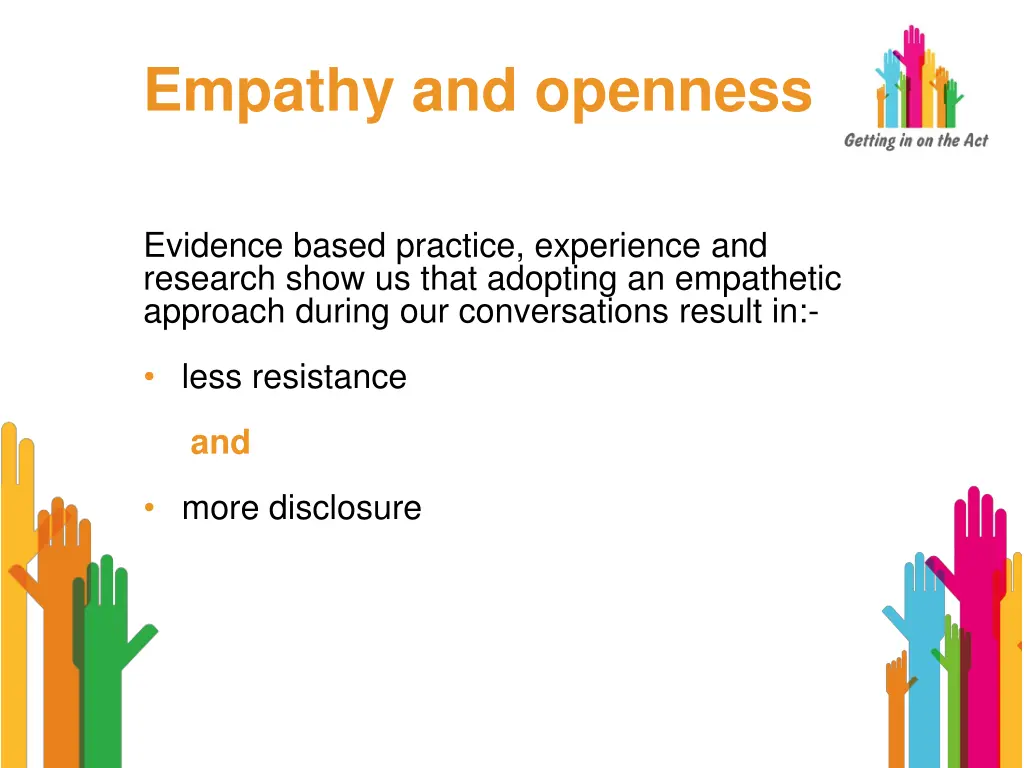 empathy and openness