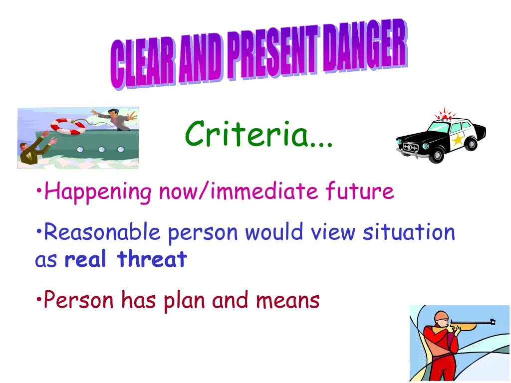 clear and present danger clear and present danger