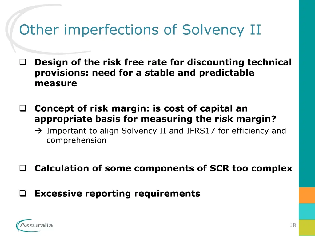 other imperfections of solvency ii