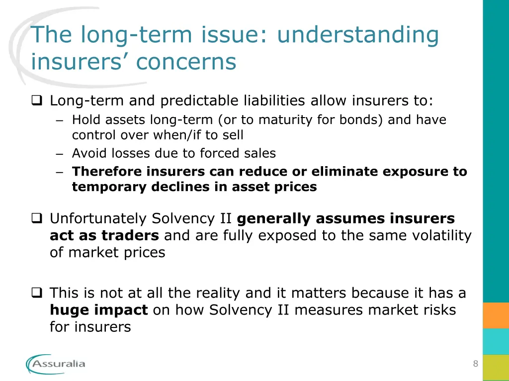 the long term issue understanding insurers