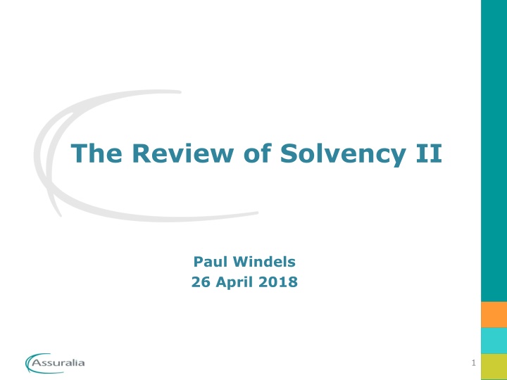 the review of solvency ii