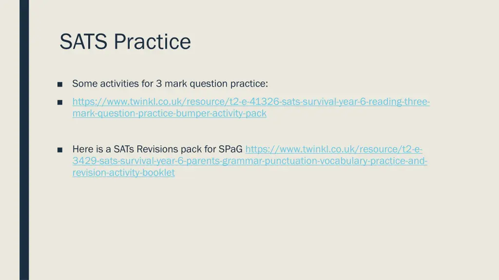 sats practice