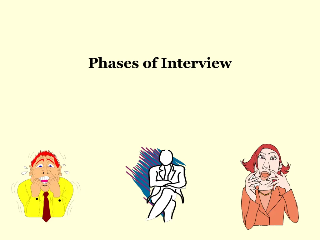 phases of interview