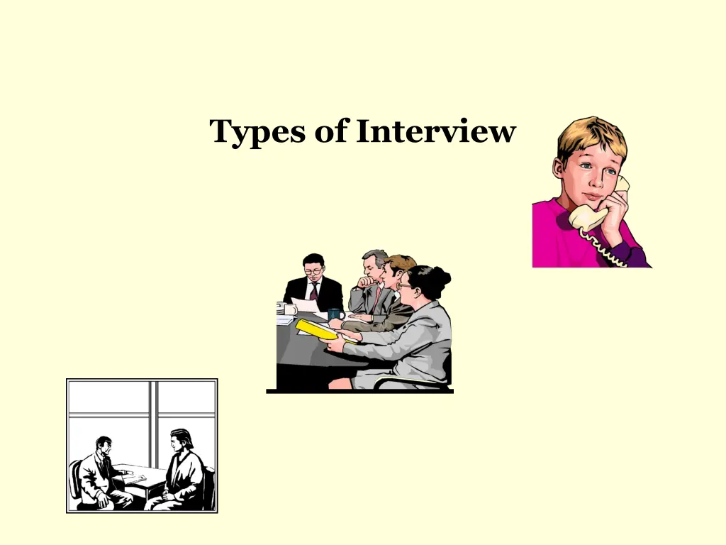 types of interview